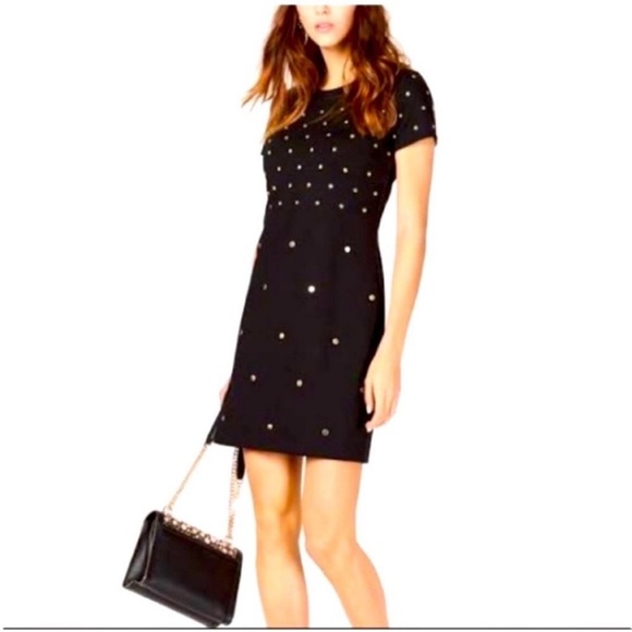 Michael Kors Dresses & Skirts - MICHAEL KORS STUDDED BLACK DRESS NWT